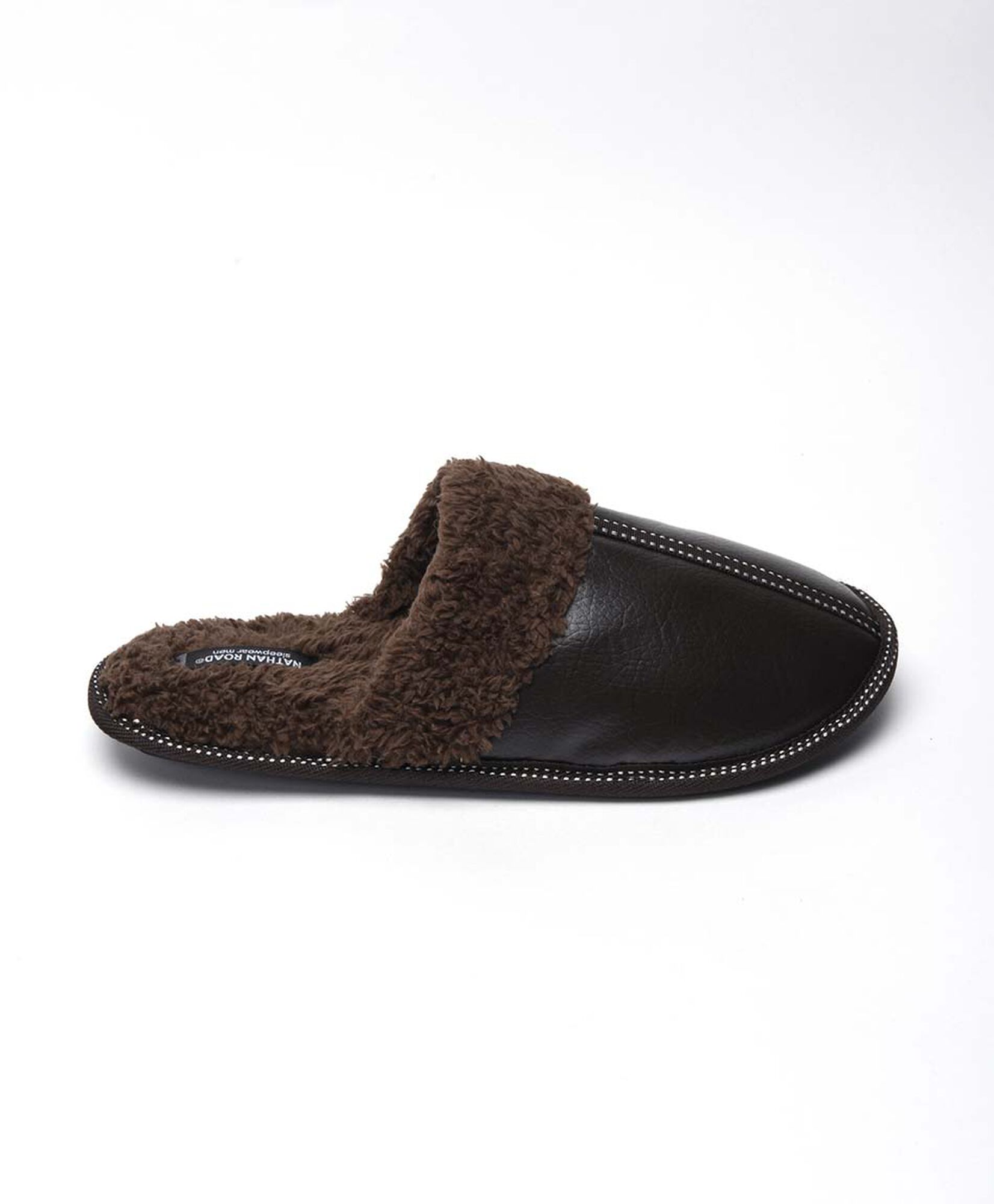 Pantufla hombre chiporro café Pantufla hombre chiporro café