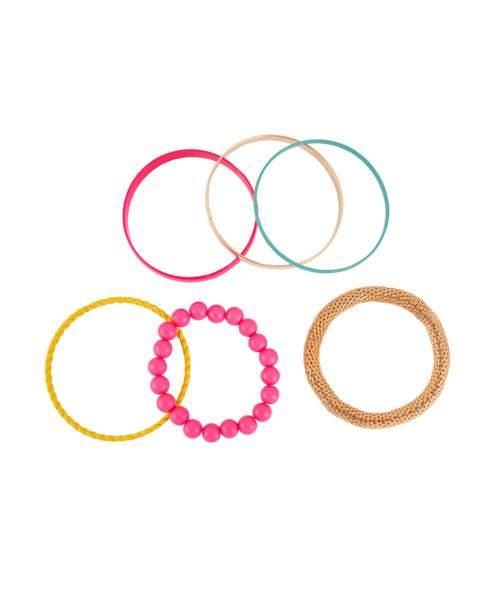 Set 6 pulseras colores Set 6 pulseras colores