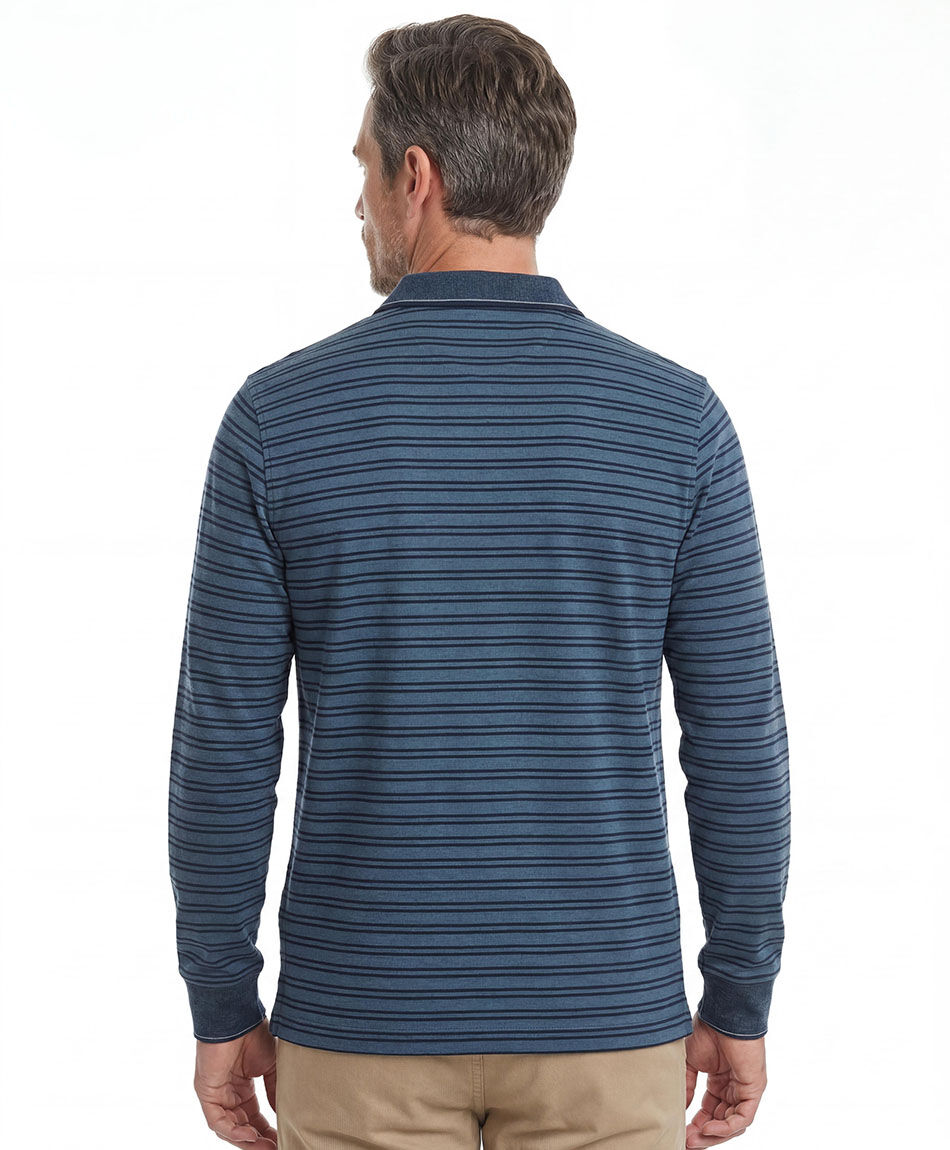 Polera hombre polo l&iacute;neas