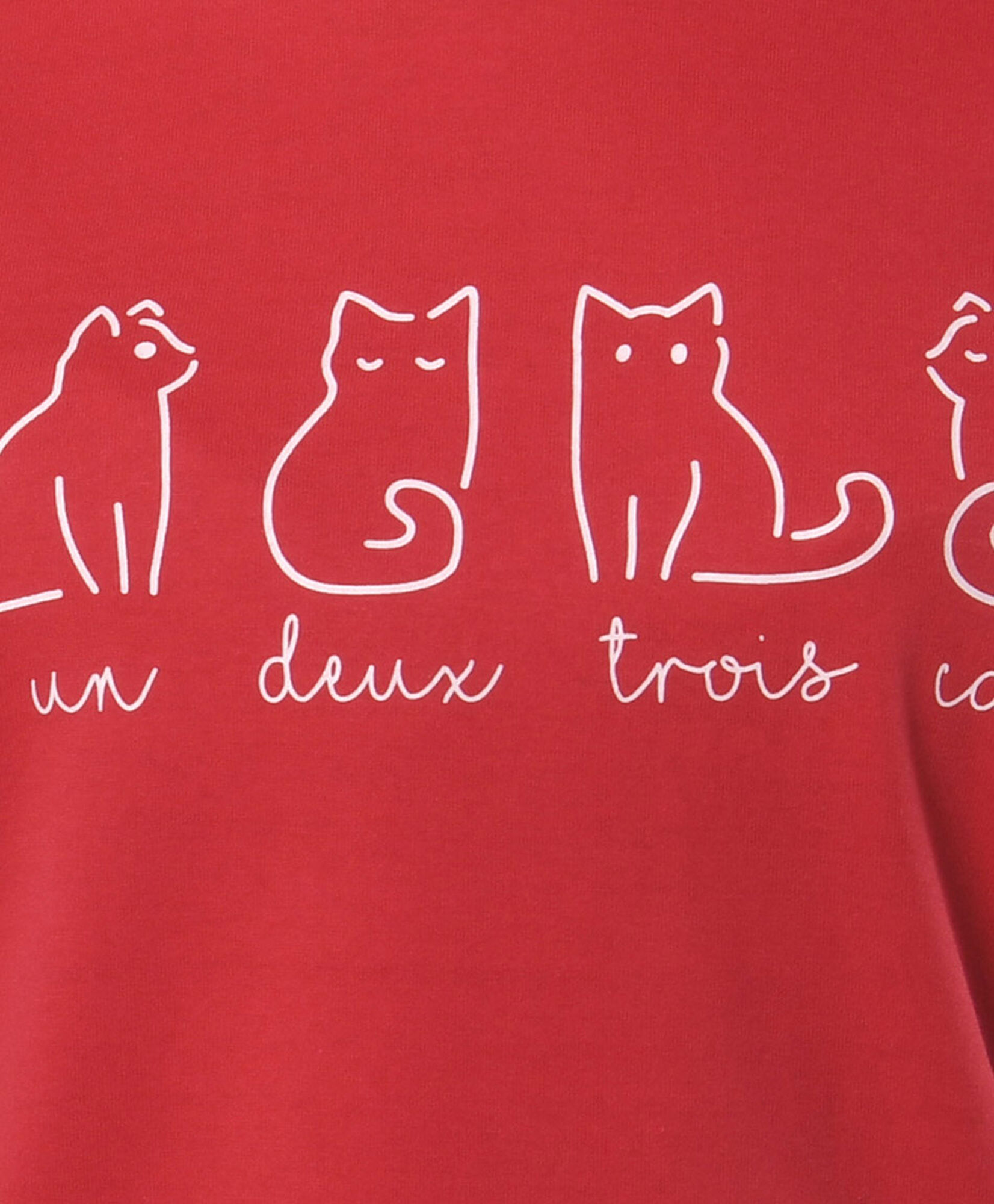 Polera mujer gatitos francés Polera mujer gatitos francés