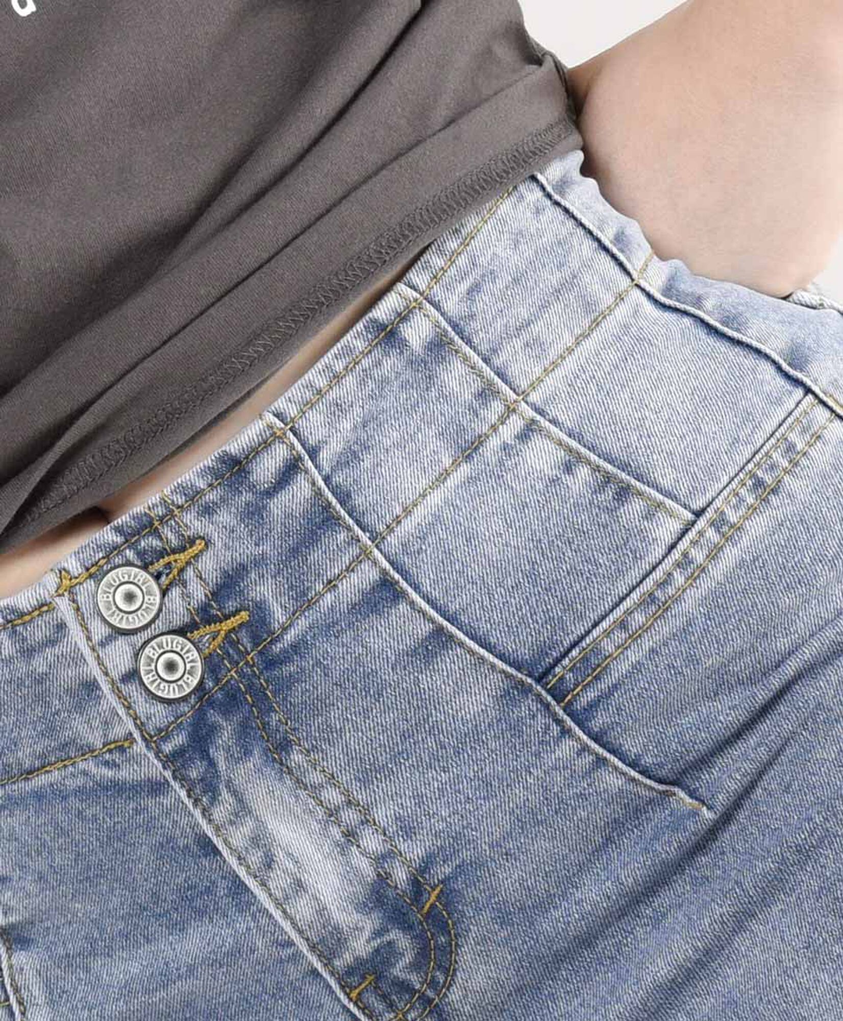 Jeans mujer pretina pinzas flare Jeans mujer pretina pinzas flare