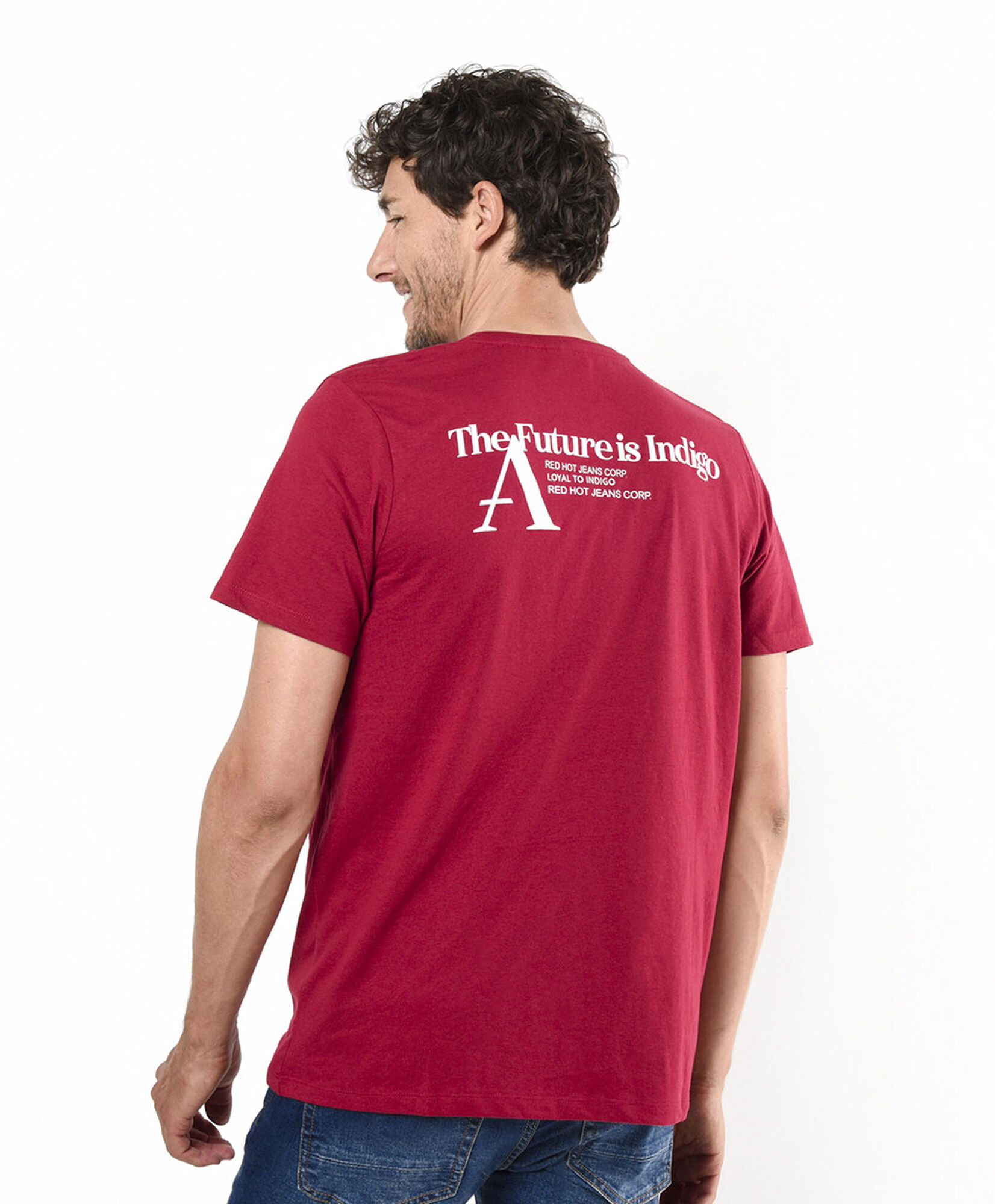 Polera hombre doble estampado life Polera hombre doble estampado life