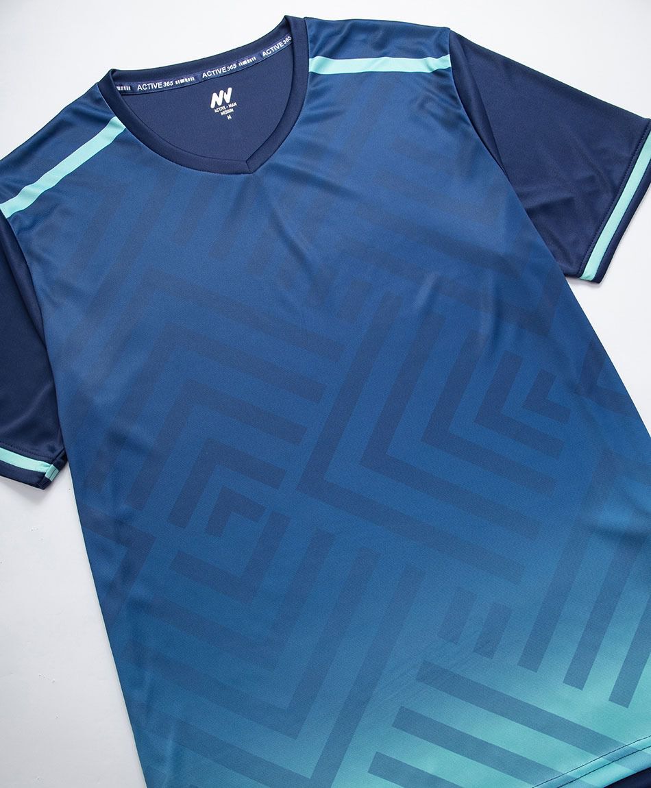 Polera deportiva hombre lineal