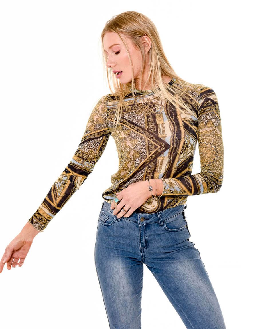 Polera estampado