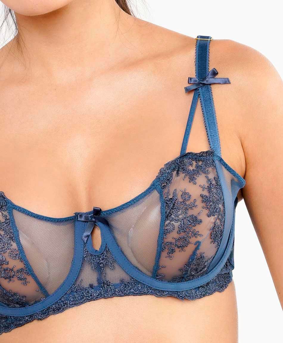 Sost&eacute;n mujer mesh encajes