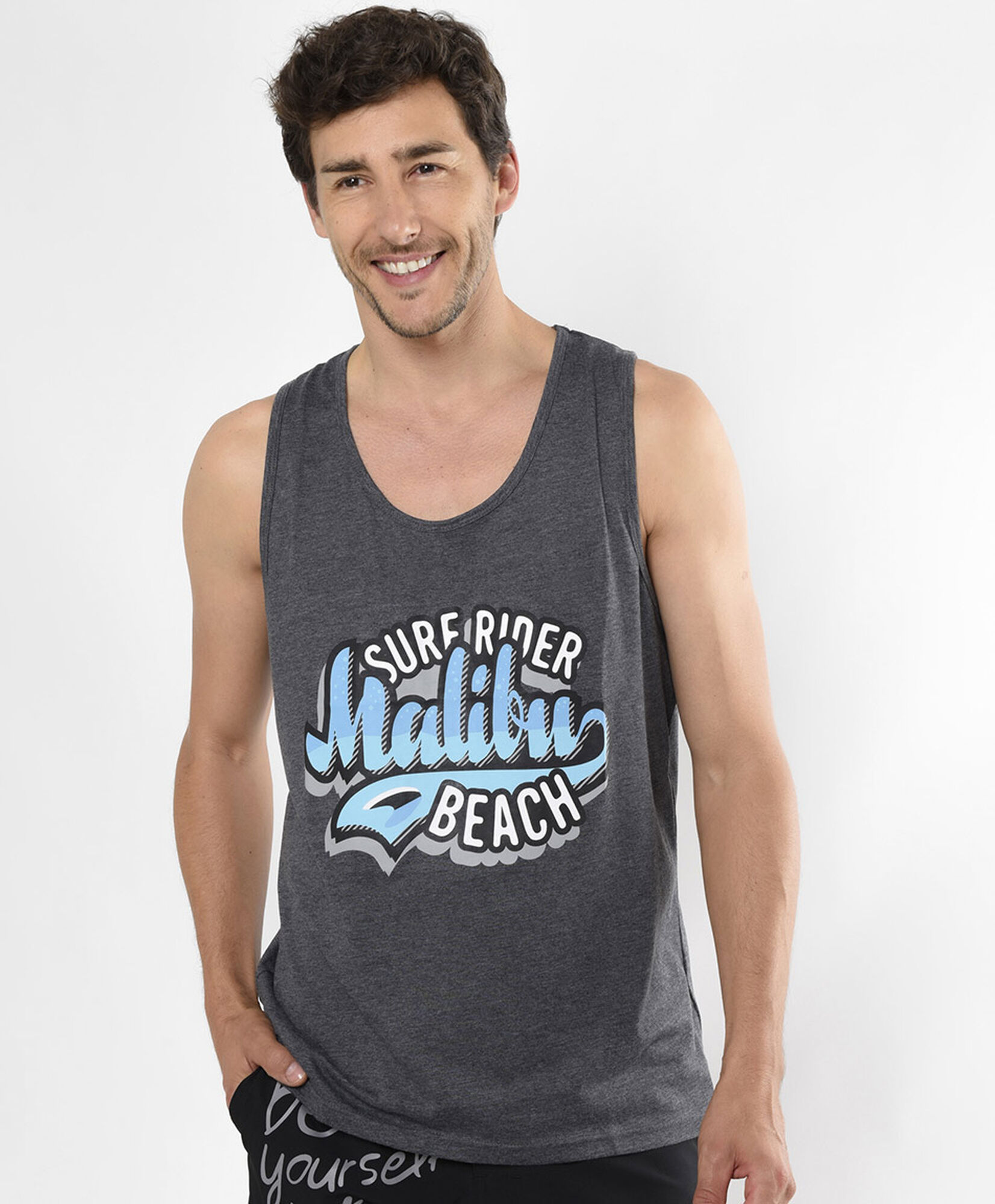Polera hombre malibu sin mangas Polera hombre malibu sin mangas