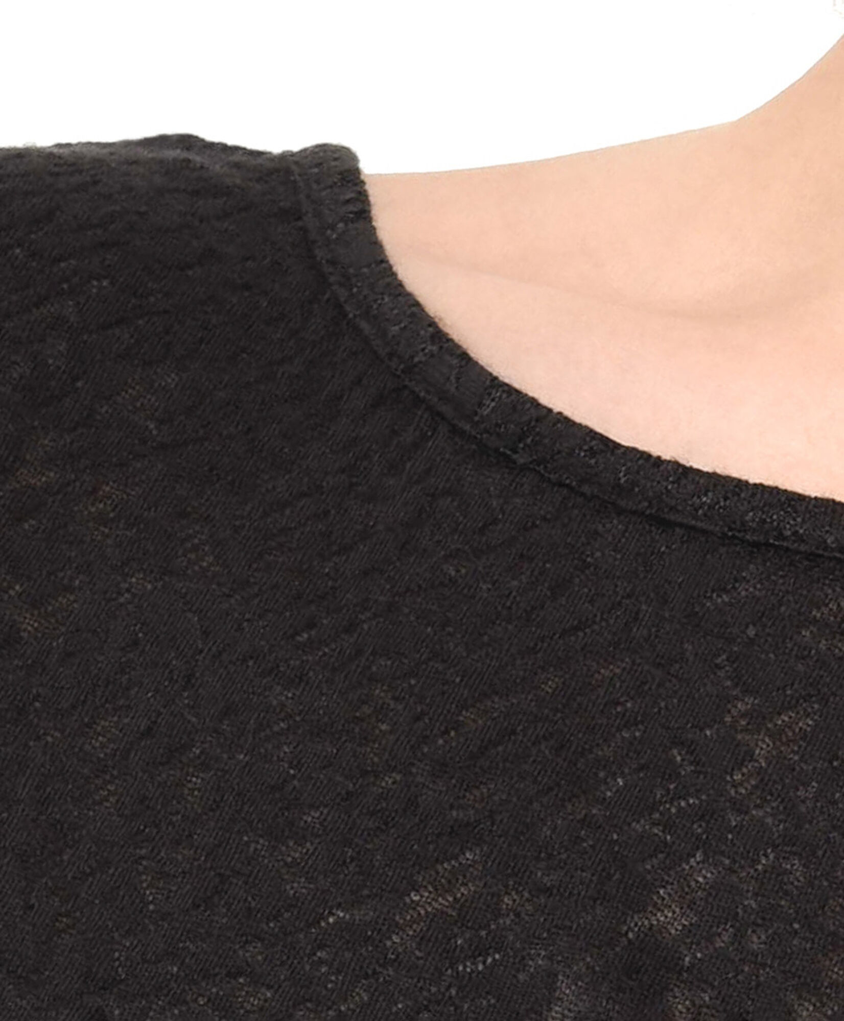 Polera mujer encajes transparente Polera mujer encajes transparente