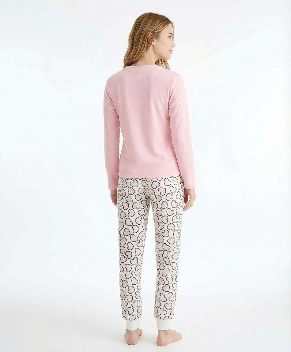 Pijama mujer polar dog smile