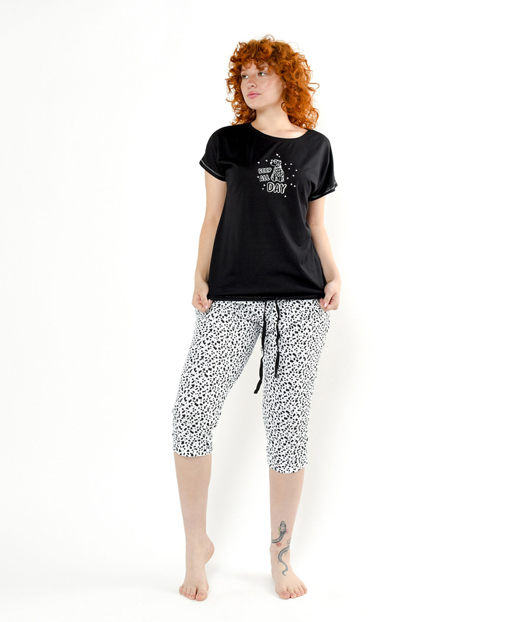 Pijama mujer dálmata capri Pijama mujer dálmata capri