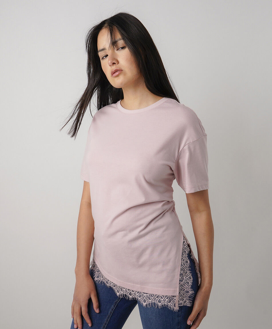 Polera mujer basta irregular