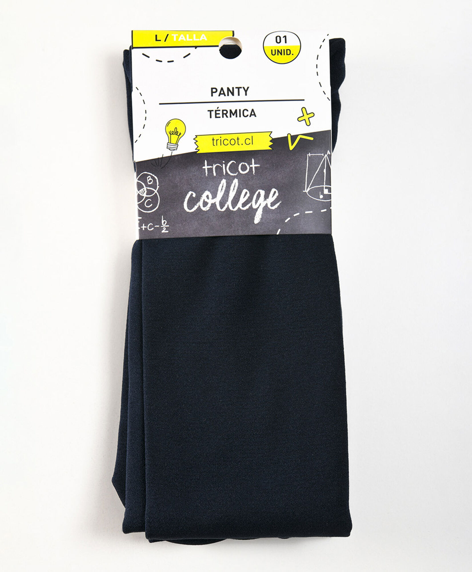 Panty escolar térmica azul lisa Panty escolar térmica azul lisa