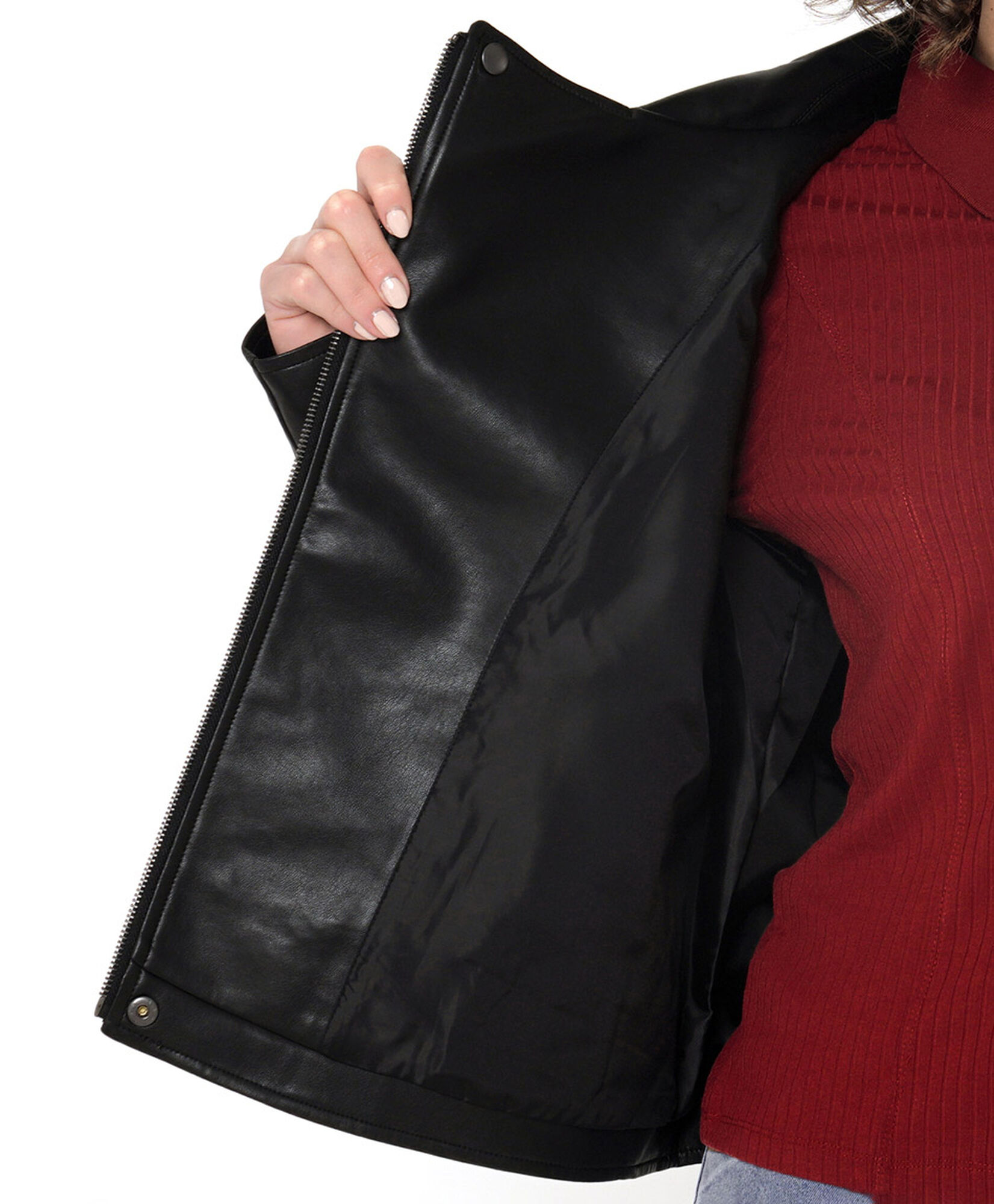 Chaqueta mujer biker cierres Chaqueta mujer biker cierres