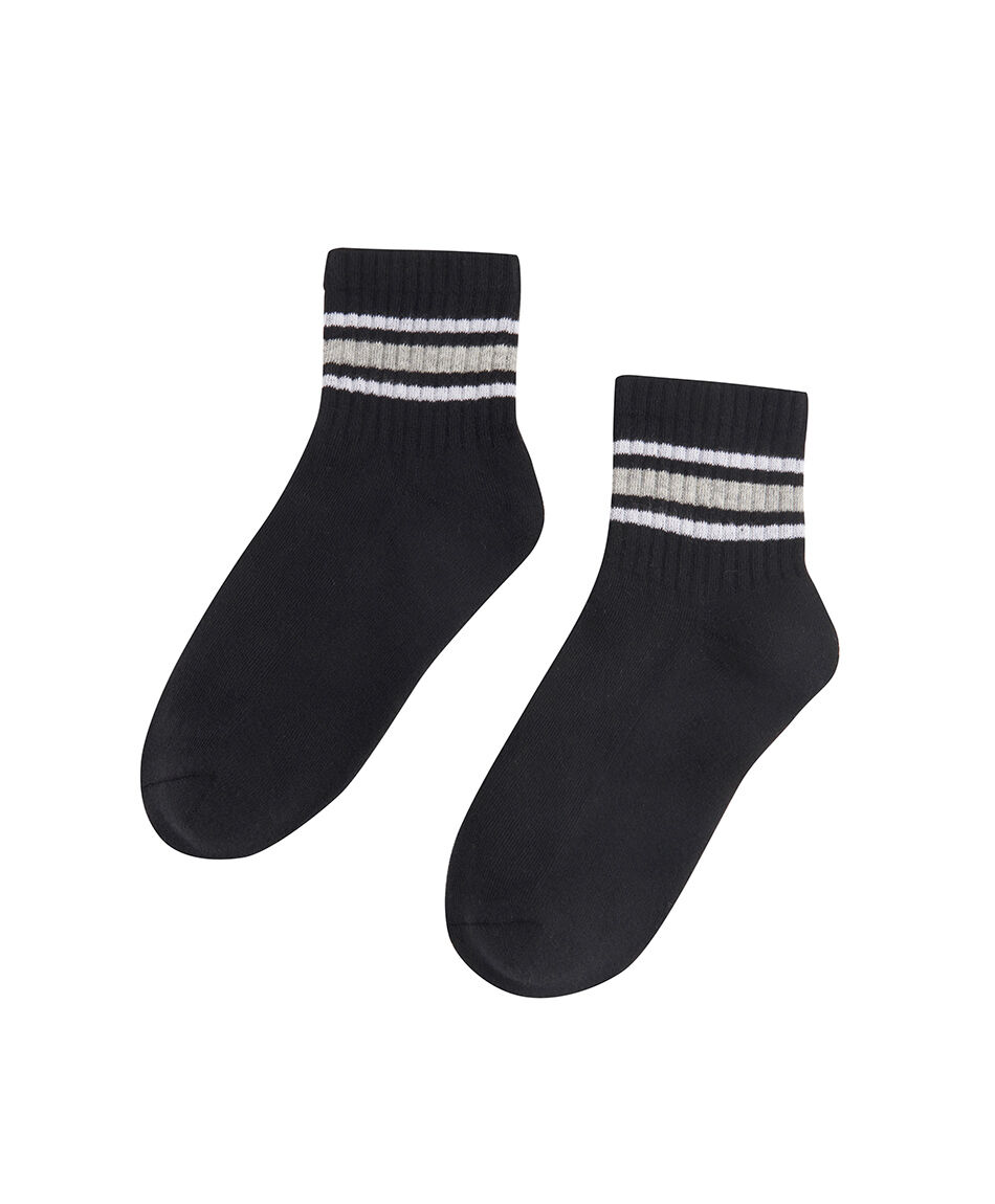 Pack 2 calcetines hombre l&iacute;neas