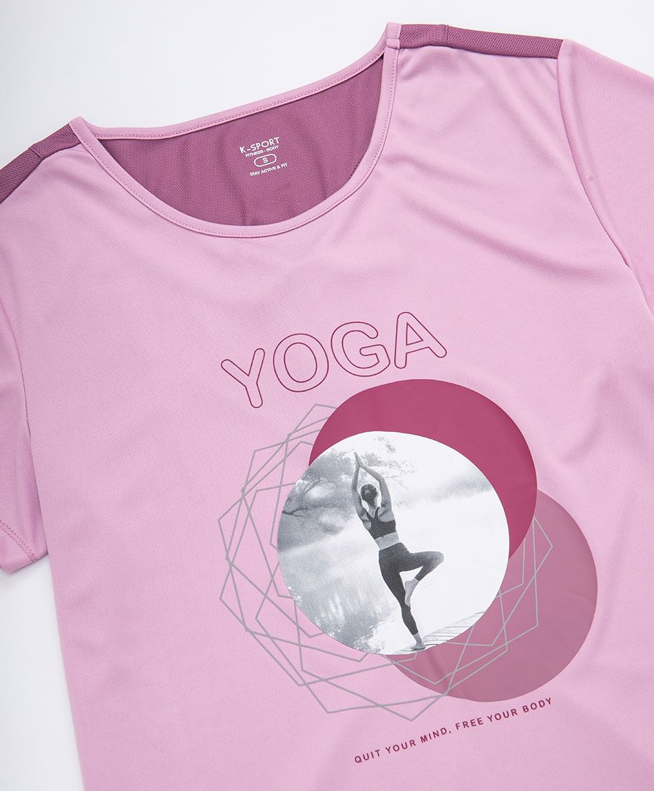 Polera deportiva mujer yoga