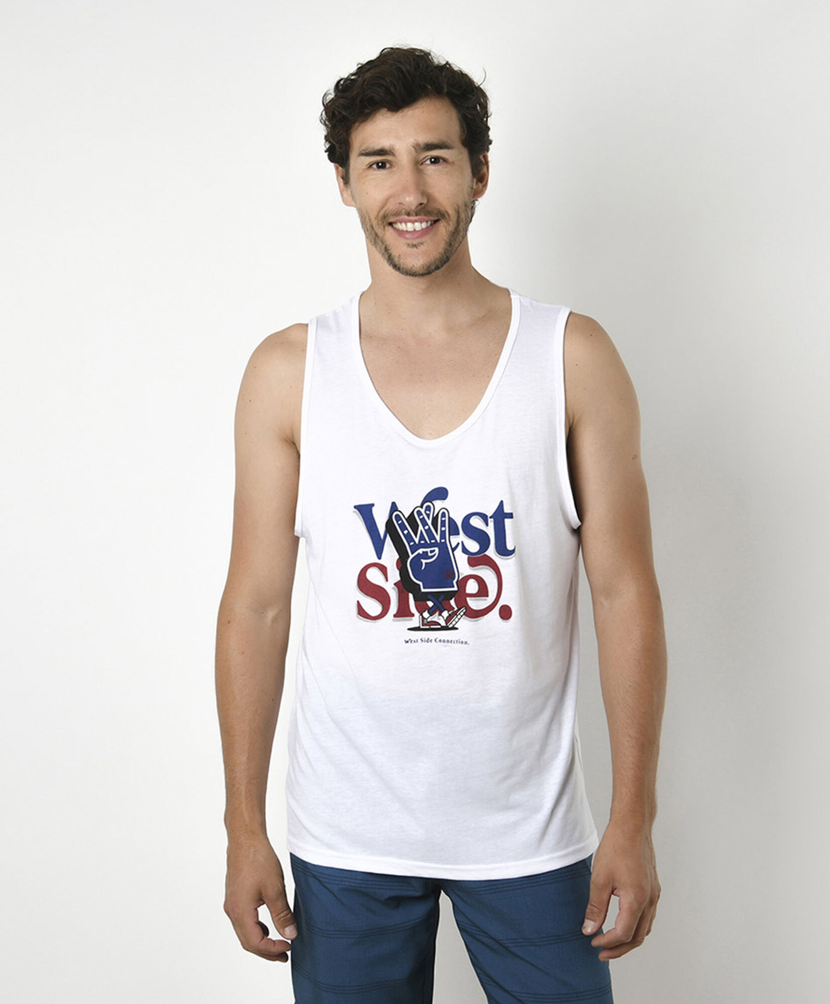 Polera hombre west side sin mangas Polera hombre west side sin mangas
