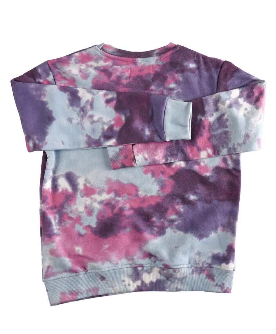 Poler&oacute;n tie-dye sin cierre