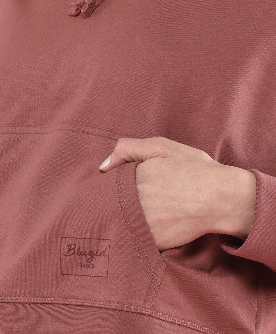 Poler&oacute;n mujer bolsillo canguro