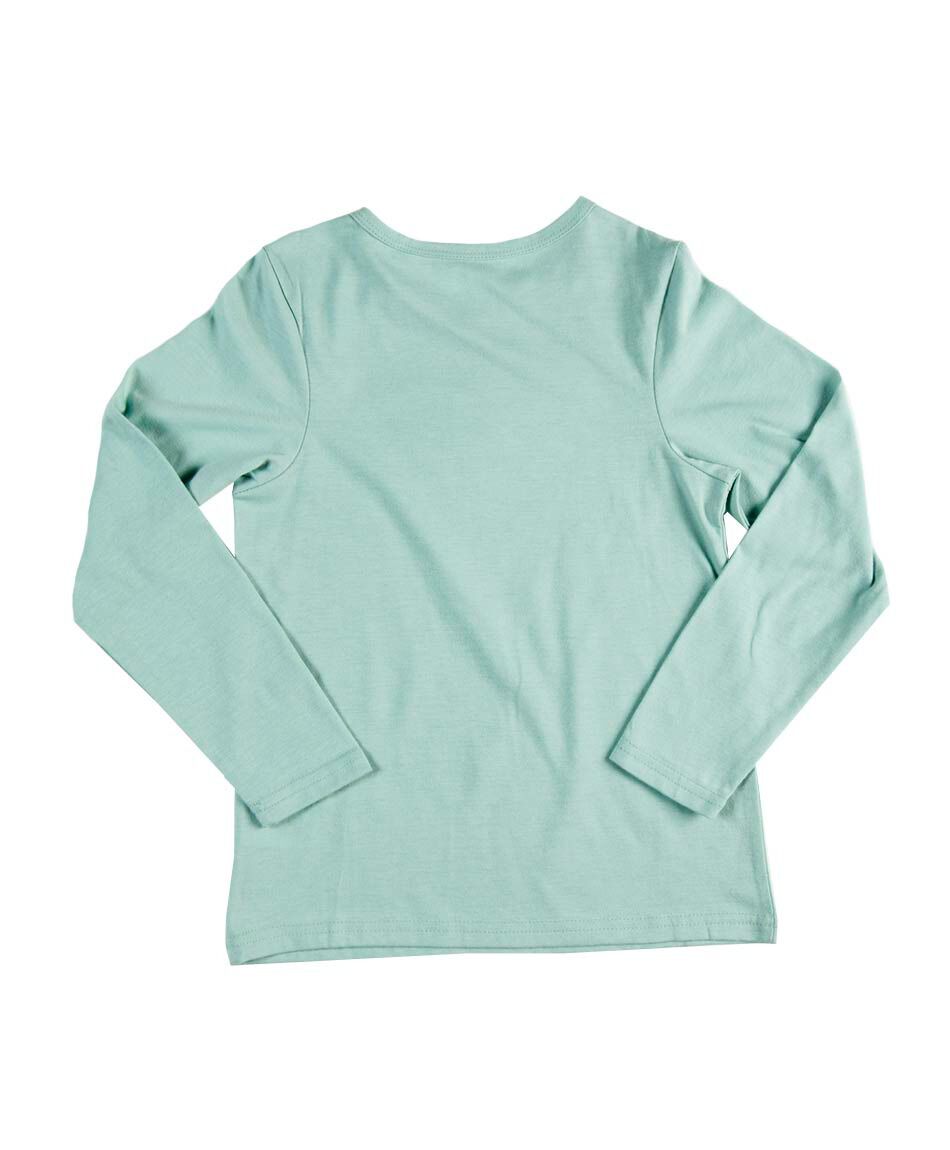 Polera ni&ntilde;a b&aacute;sica manga larga