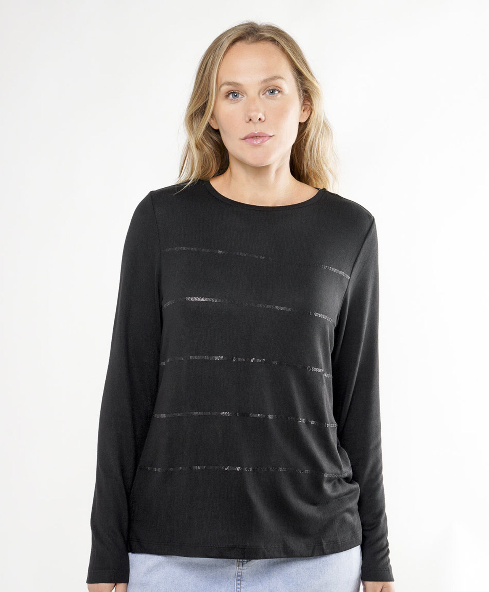 Polera mujer lentejuelas Polera mujer lentejuelas