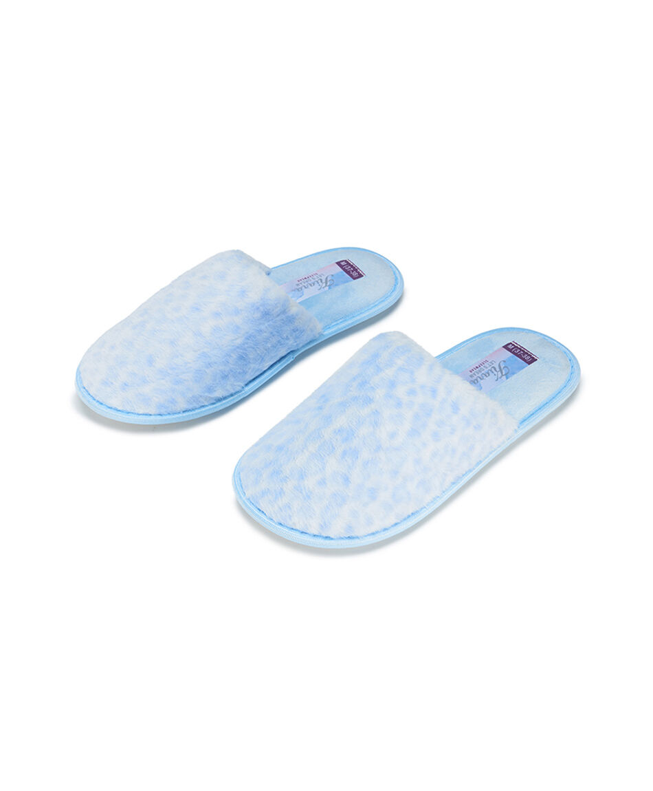 Pantufla mujer animal print