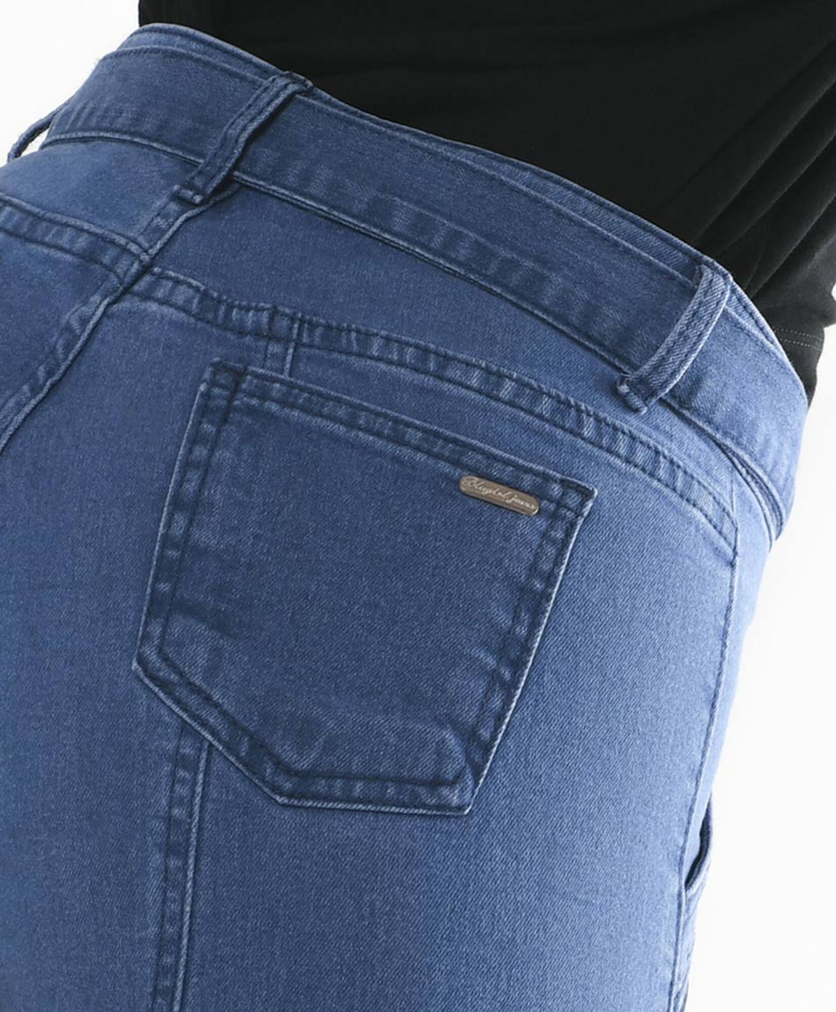 Jeans mujer costuras verticales wide Jeans mujer costuras verticales wide