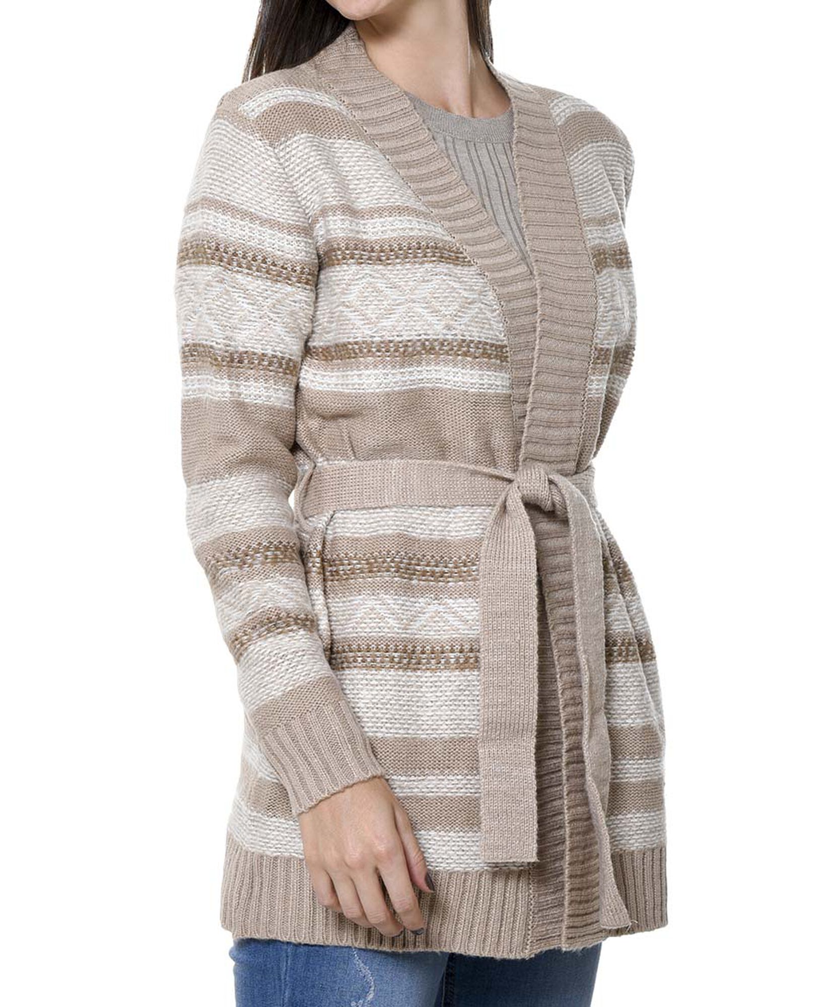 Cardigan jackard camel Cardigan jackard camel