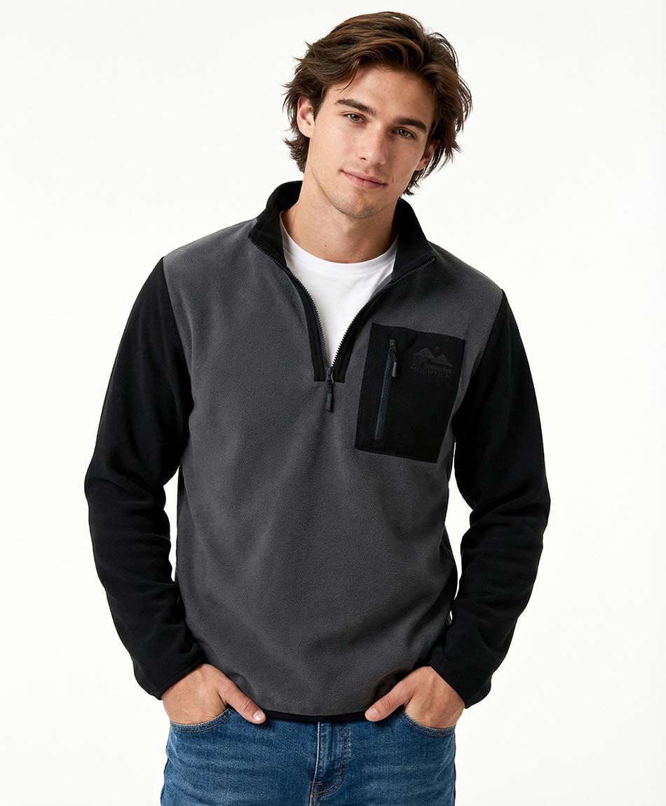 Polar hombre bolsillo frontal t&eacute;cnico