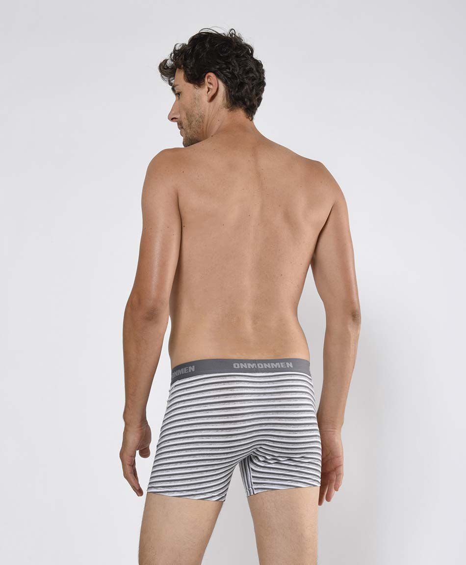 Pack 2 boxer hombre estampados l&iacute;neas y hojas