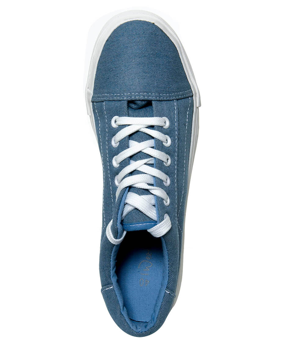 Zapatilla plataforma canvas