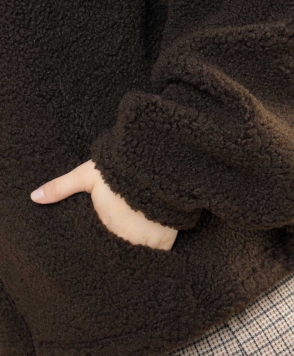 Polar mujer hevy capuchon caf&eacute;