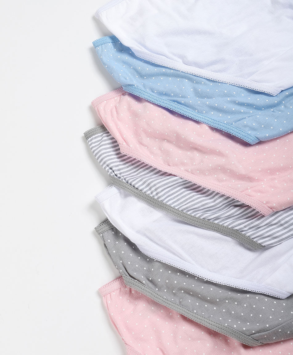 Pack 7 calzones ni&ntilde;a colores