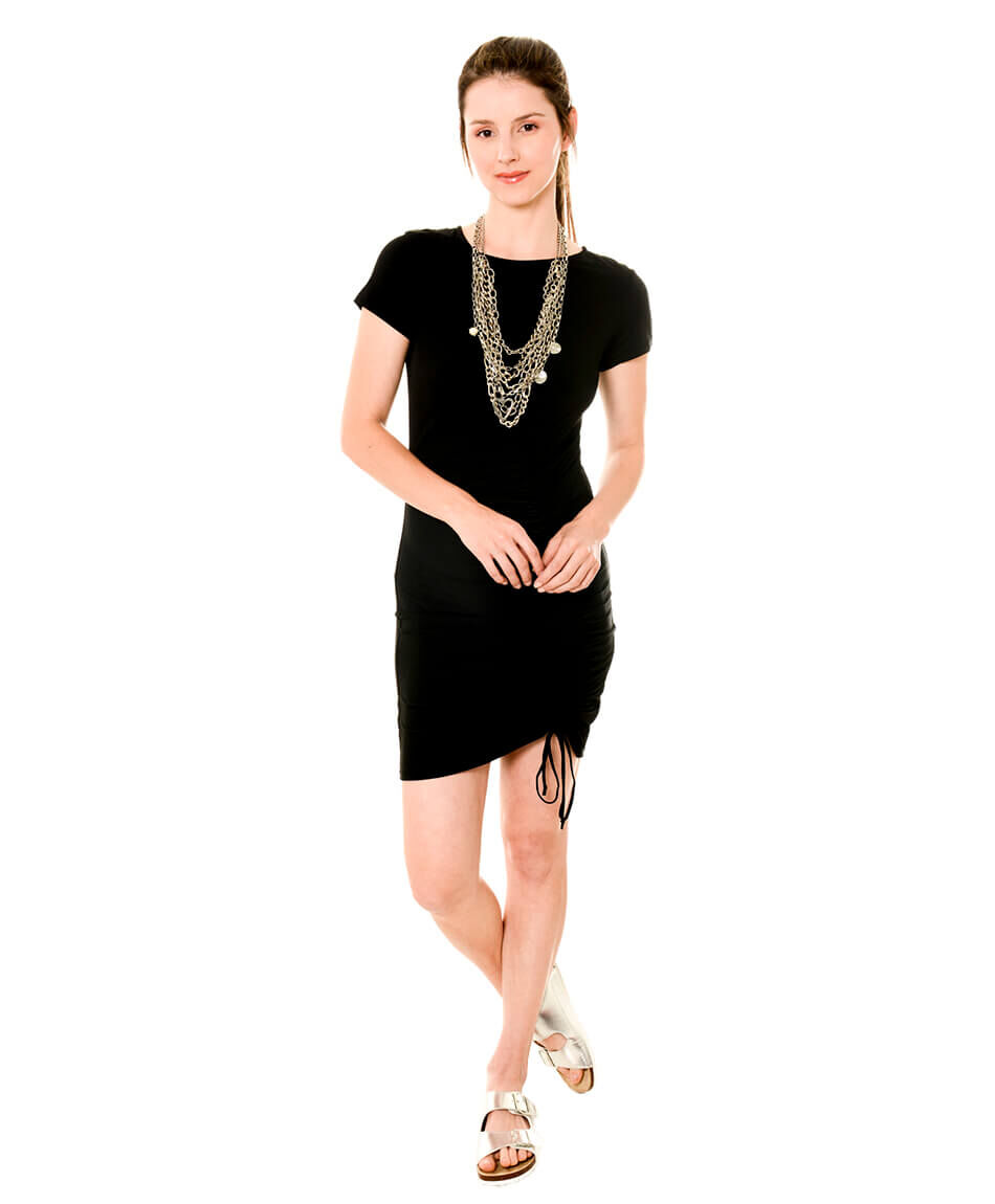 Mini vestido tirador