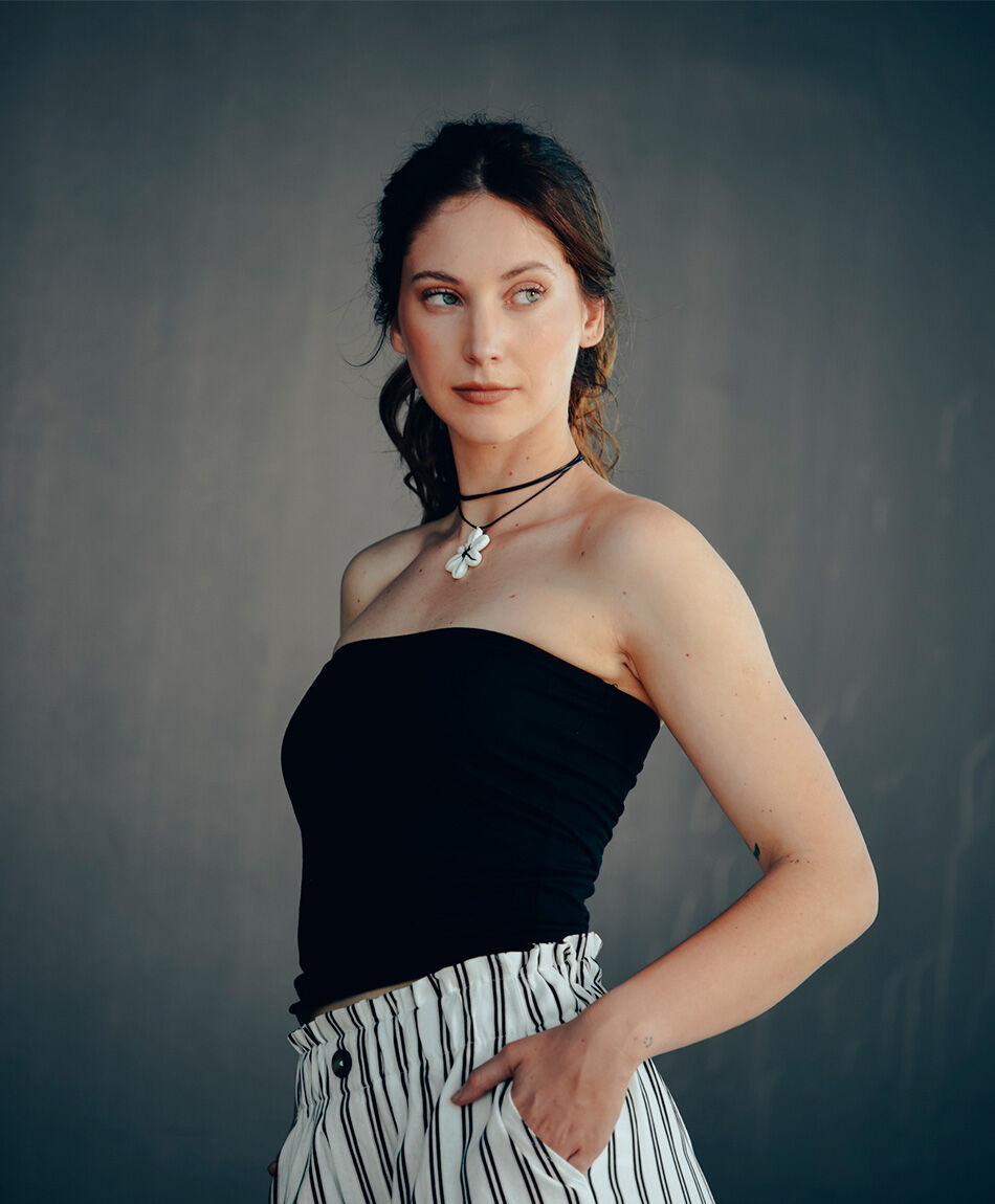 Polera mujer strapless