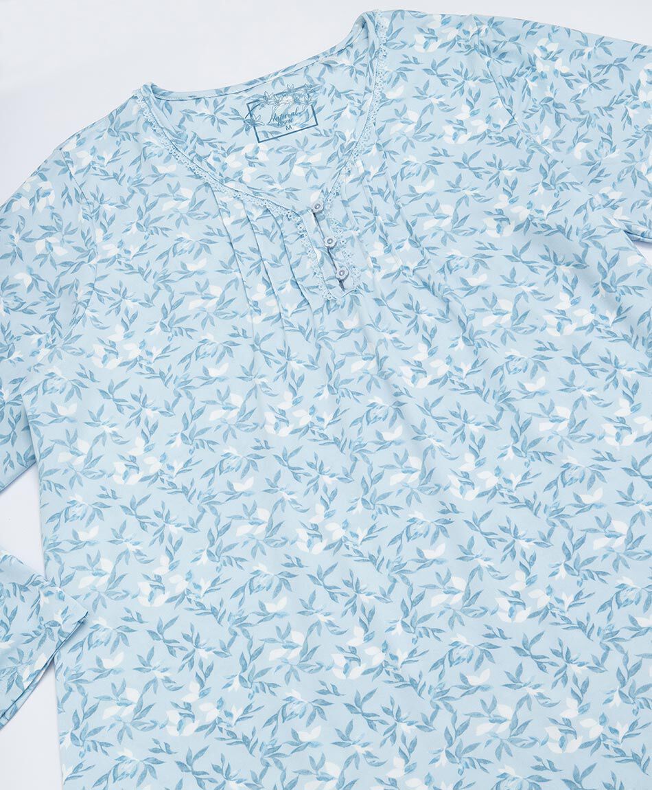 Camisa de dormir mujer floreada