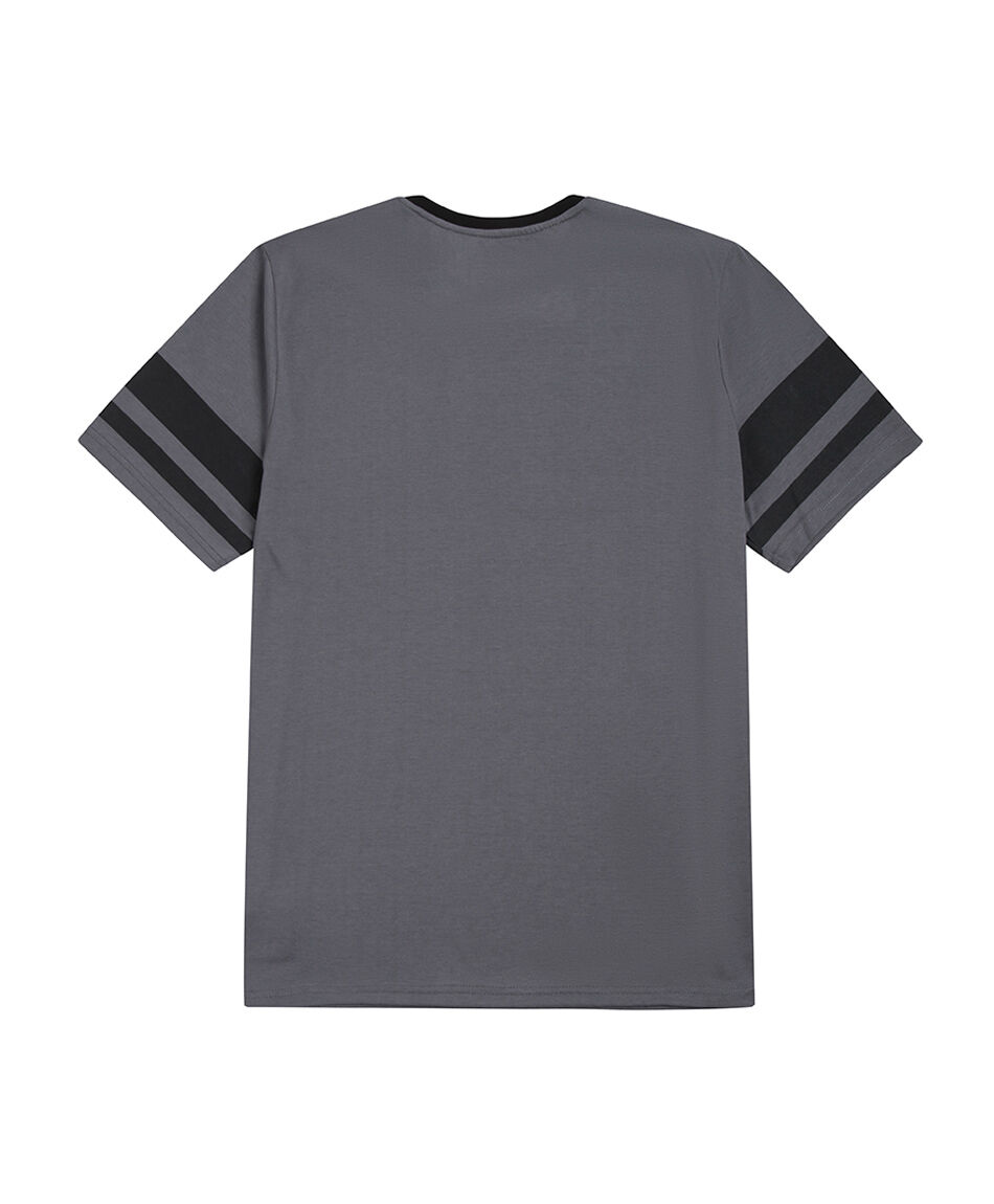 Polera hombre l&iacute;neas mangas