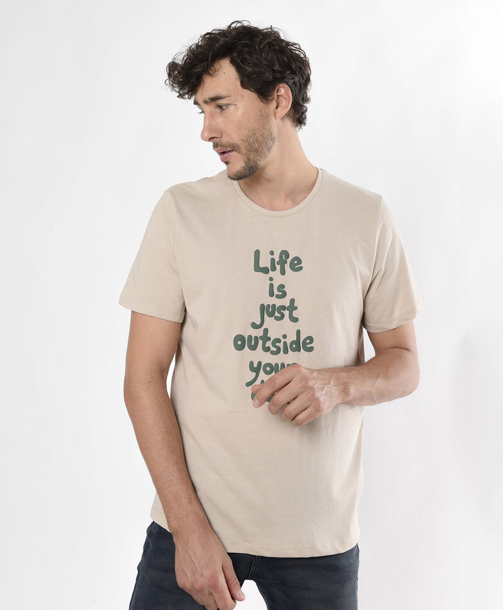 Polera hombre mensaje Polera hombre mensaje