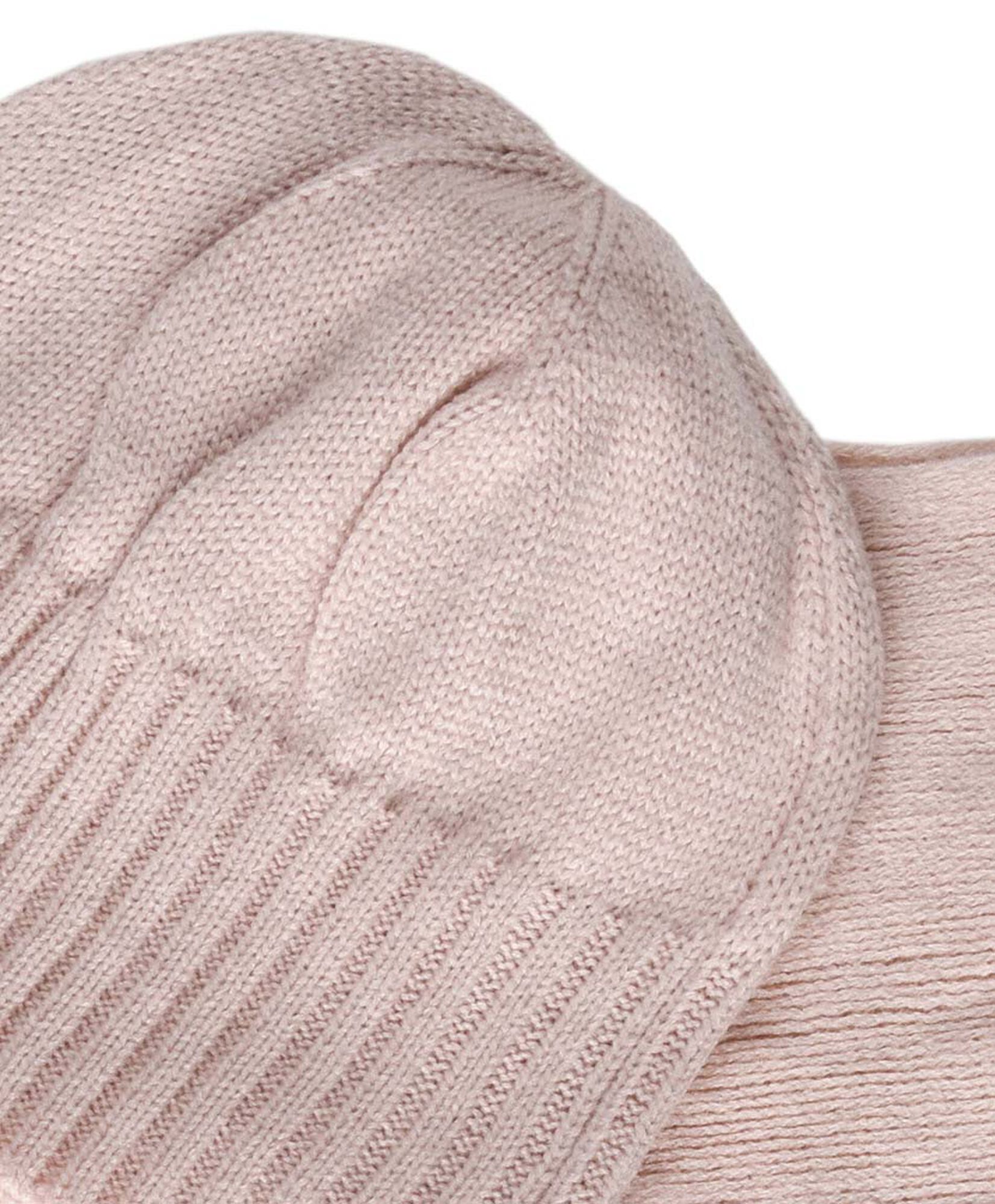 Set gorro + guantes + bufanda mujer rosado Set gorro + guantes + bufanda mujer rosado