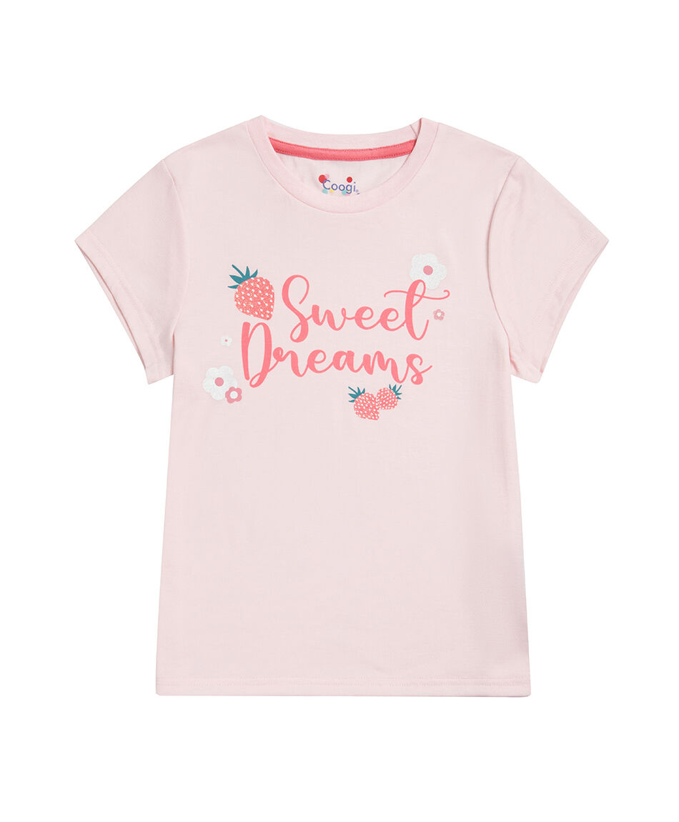 Pijama ni&ntilde;a frutillas