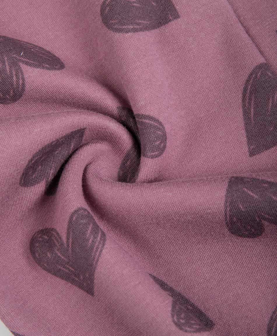 Leggins ni&ntilde;a forrada corazones