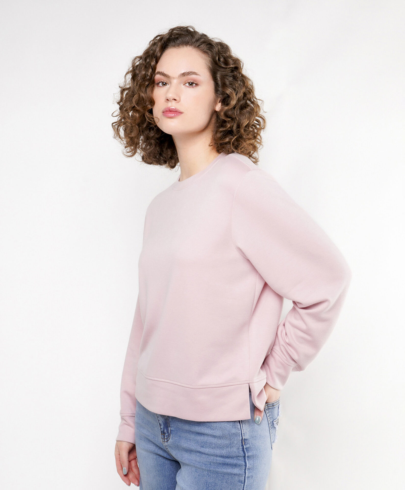 Polerón mujer clásico rosado Polerón mujer clásico rosado