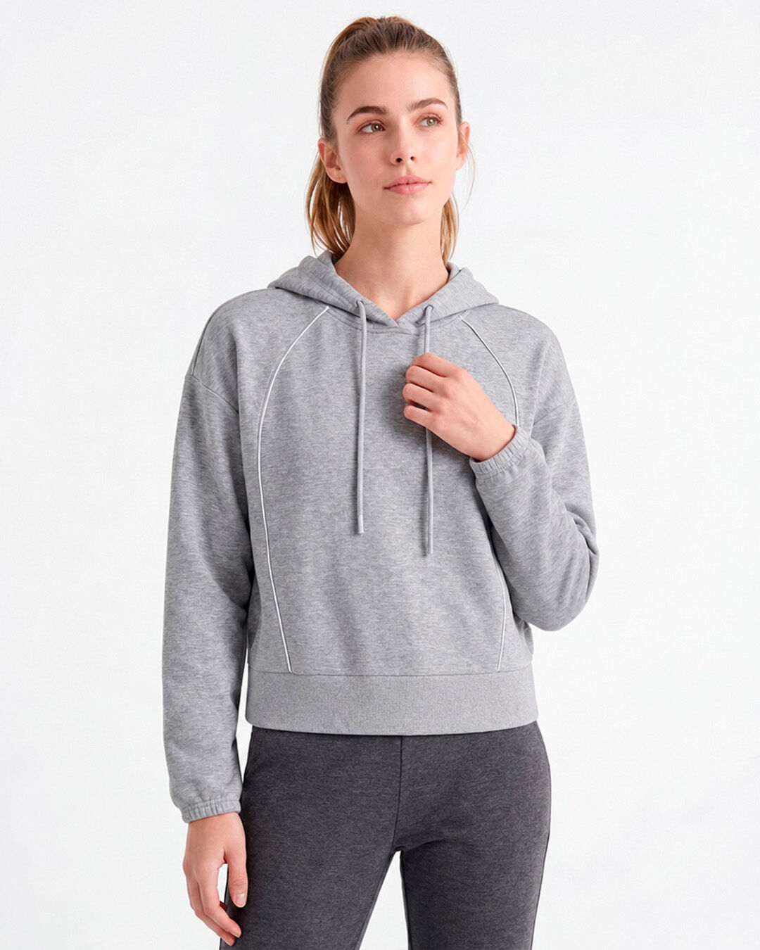 Poler&oacute;n deportivo mujer melange