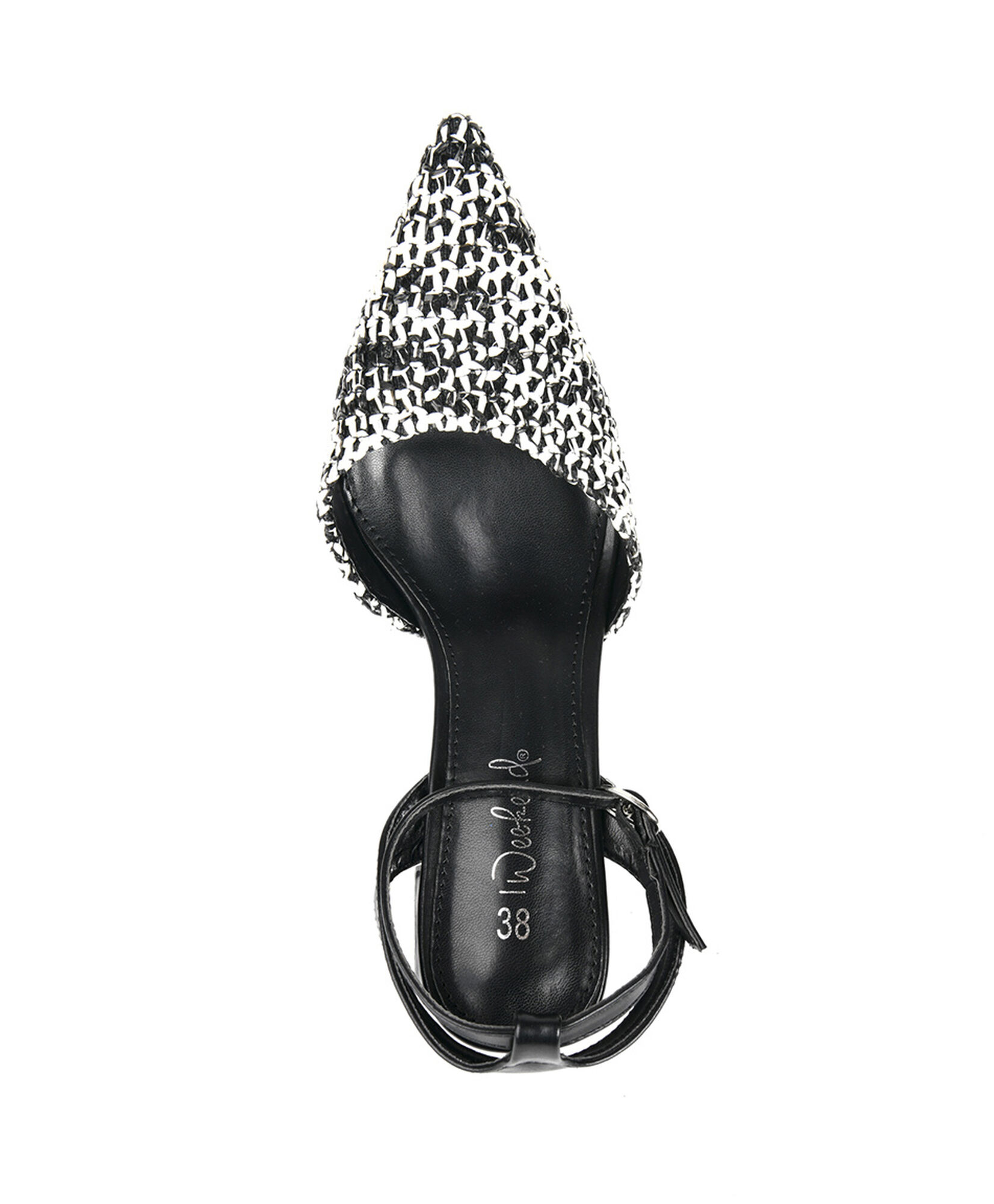 Zapato mujer tejido taco medio Zapato mujer tejido taco medio