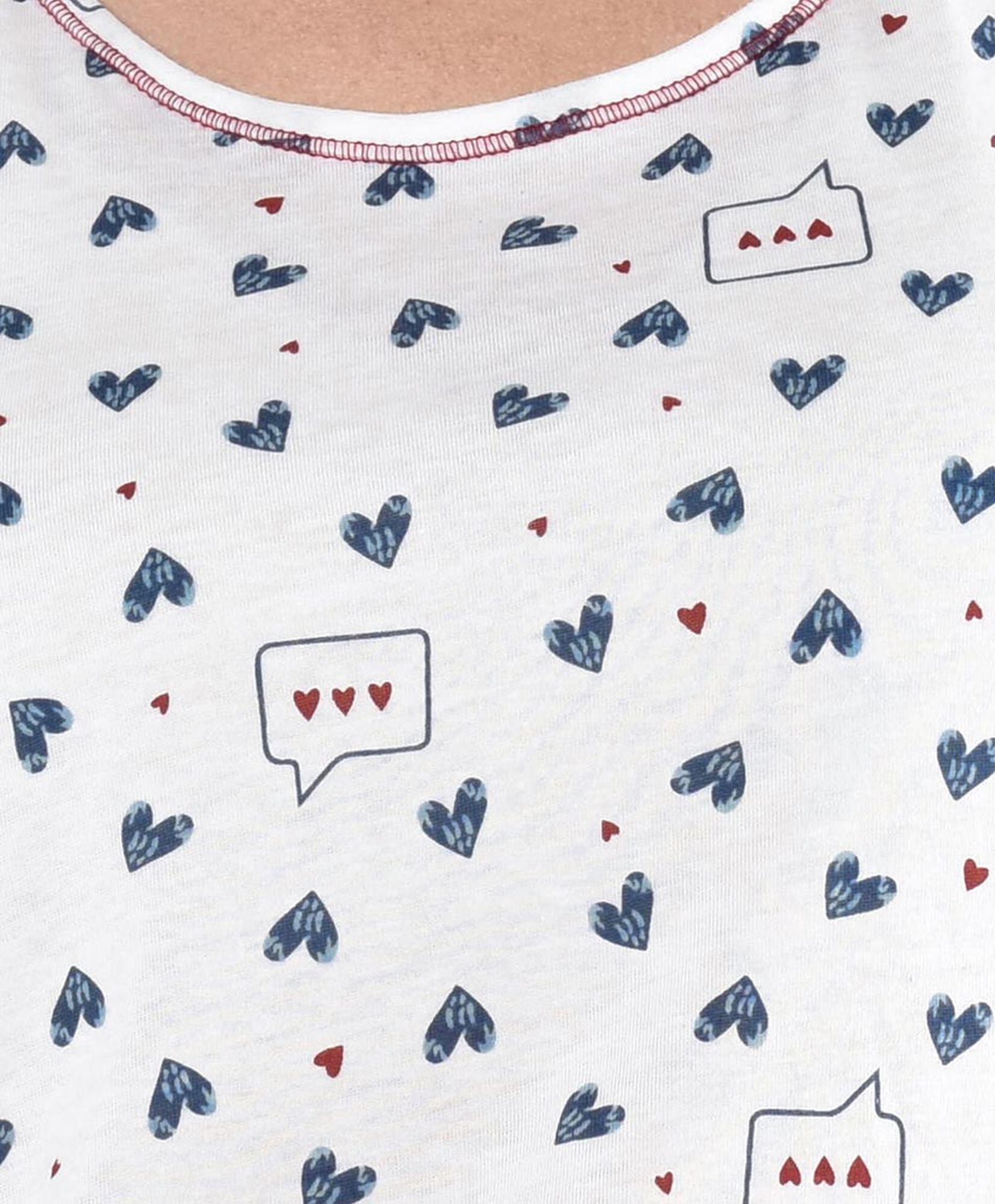 Pijama mujer corazones short Pijama mujer corazones short