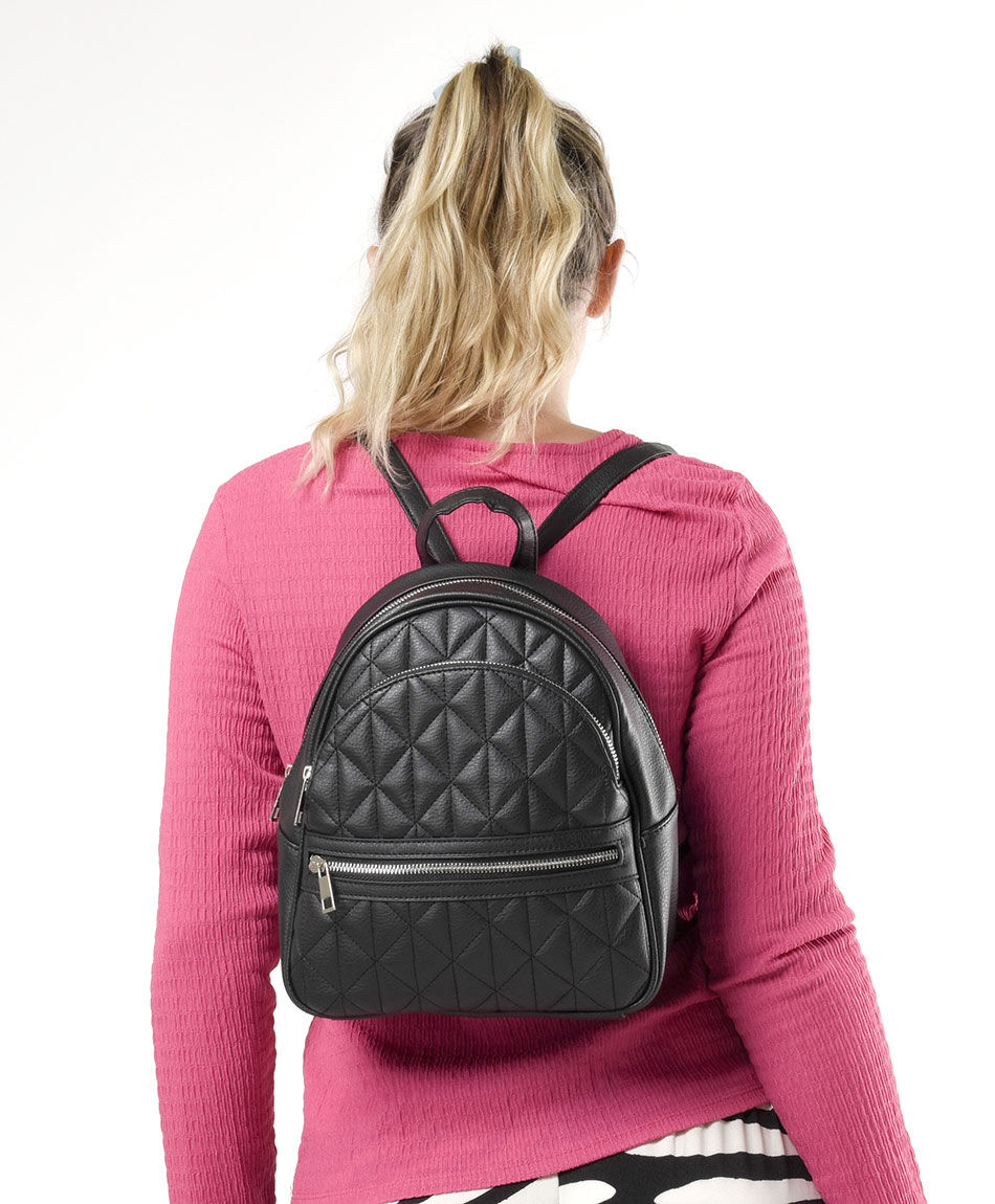 Mochila mujer rombos