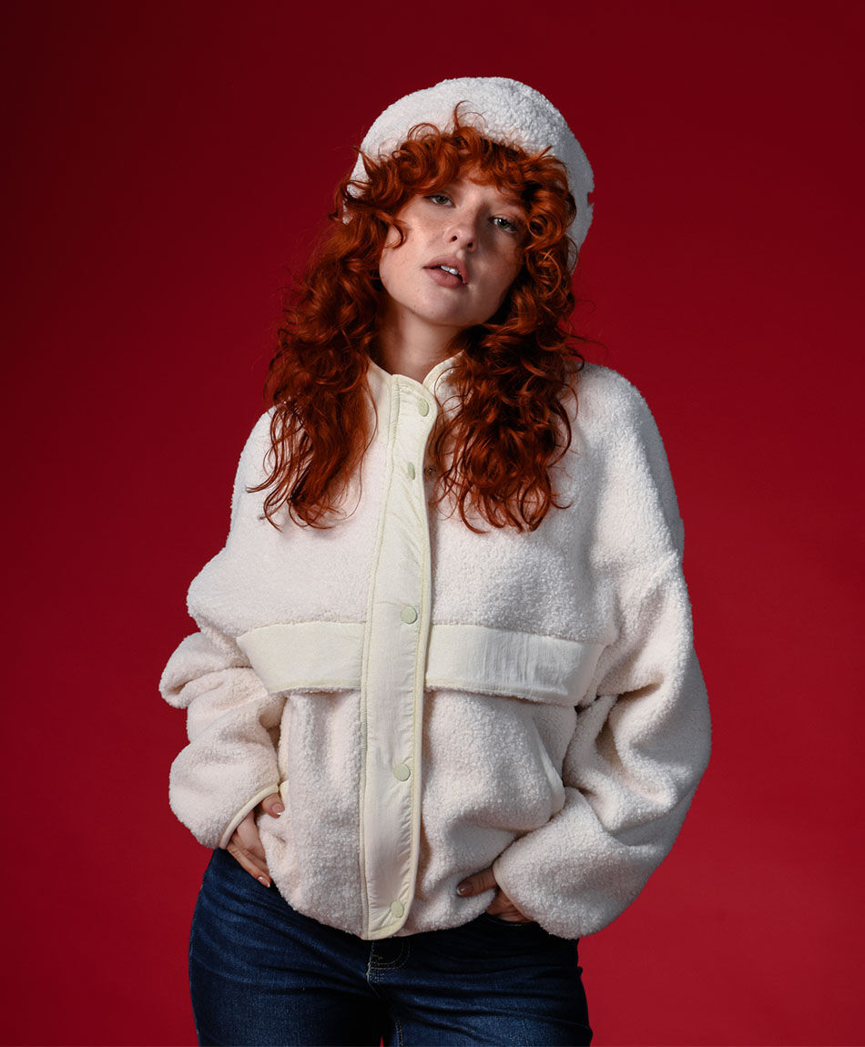 Chaqueta mujer polar abrigada