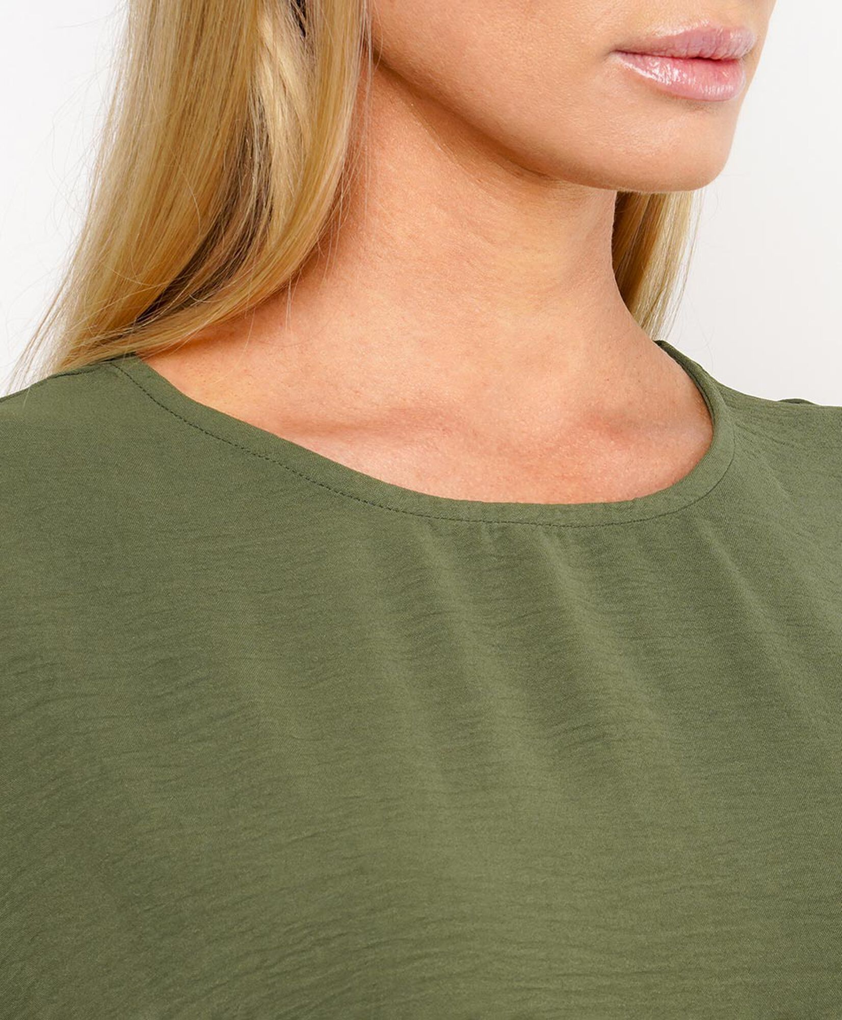 Blusa mujer manga doblada Blusa mujer manga doblada