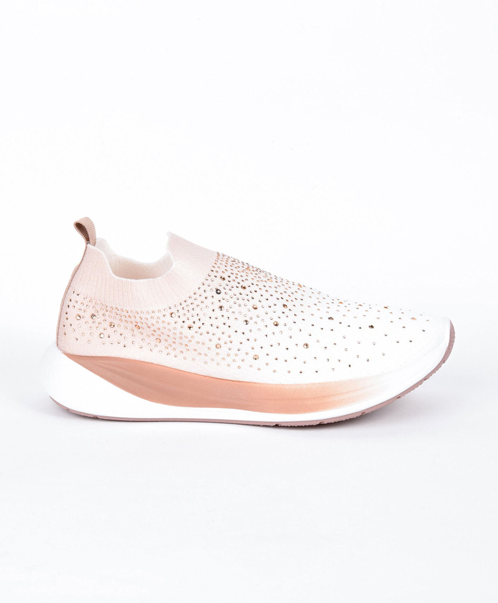 Zapatilla mujer slip on degradé brillos Zapatilla mujer slip on degradé brillos