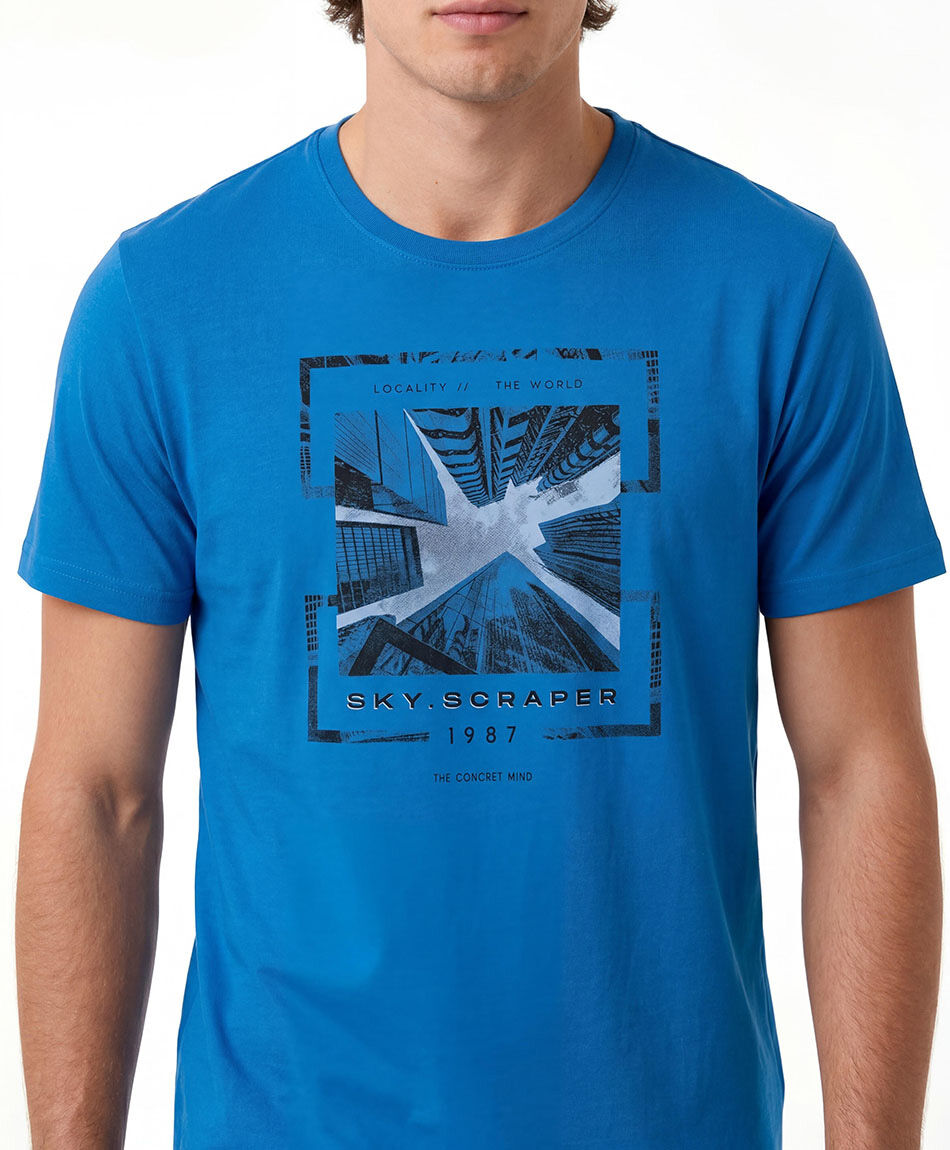 Polera deportiva hombre skyscraper