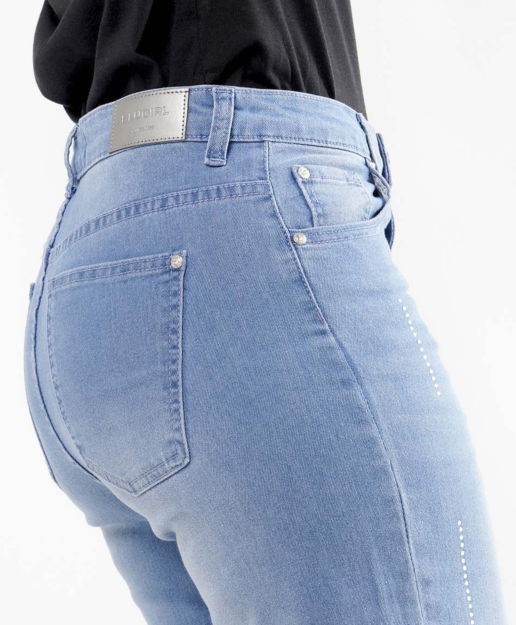 Jeans mujer brillos wide Jeans mujer brillos wide