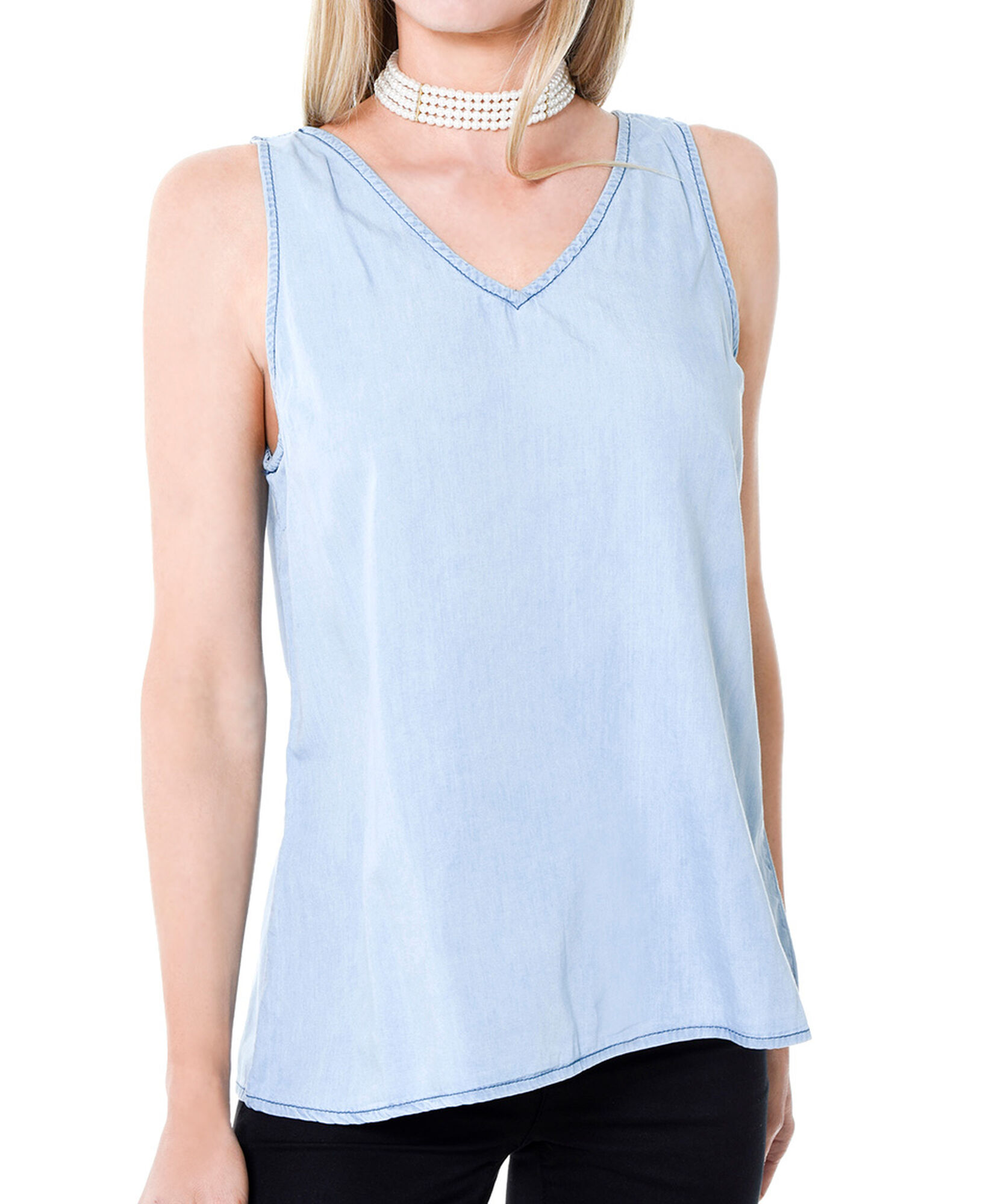 Blusa light denim Blusa light denim